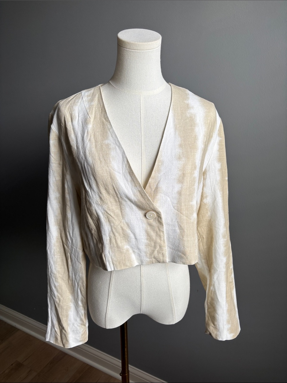4th & Reckless Linen Blend Blake Blazer in Stripe Print